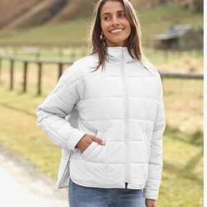 White Puffer Jacket
